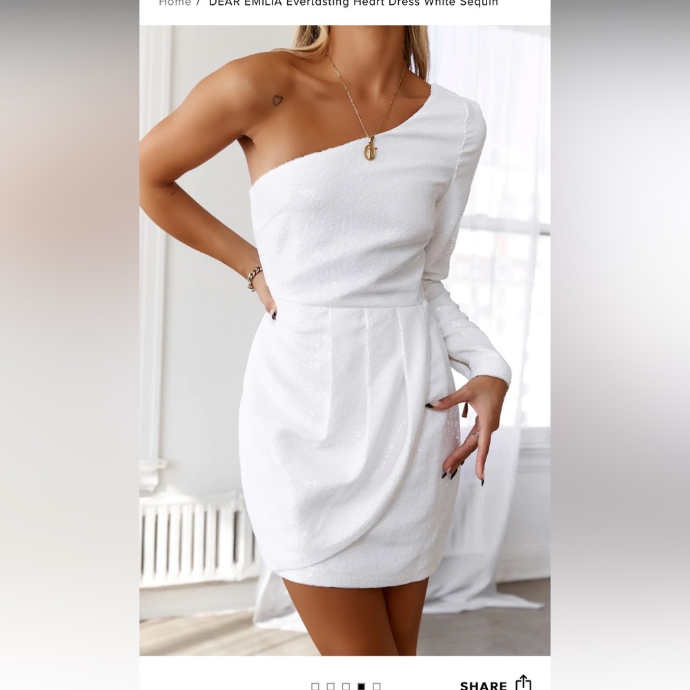 Hello Molly One Shoulder Sequin Dress